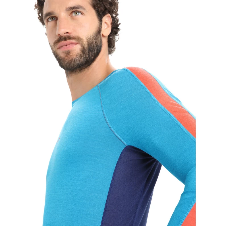 Icebreaker Heren 125 ZoneKnit Crew Longsleeve 6 Icebreaker Heren 125 ZoneKnit Crew Longsleeve - Afbeelding 4