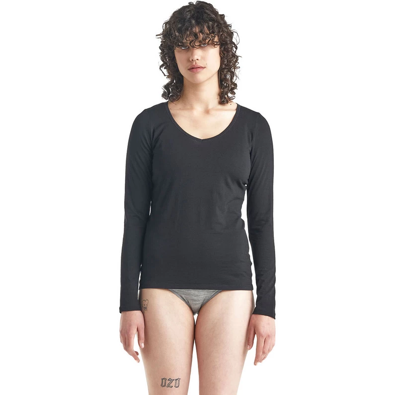 Icebreaker Dames Siren Sweetheart Longsleeve 4 Icebreaker Dames Siren Sweetheart Longsleeve - Afbeelding 2