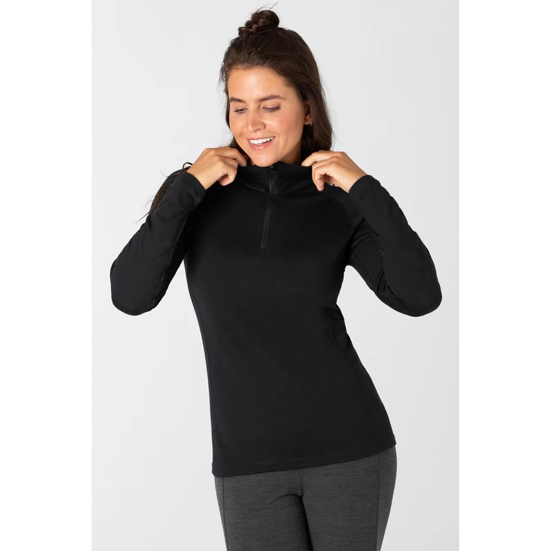 Super.natural Dames Base 230 1/4 Zip Longsleeve 6 Super.natural Dames Base 230 1/4 Zip Longsleeve - Afbeelding 4