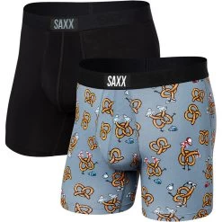 SAXX UNDERWEAR Heren Vibe Boxershort 2-pak