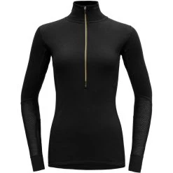 Devold Dames Wool Mesh Zip Longsleeve