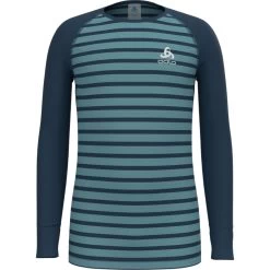Odlo Kinderen Active Warm Eco Stripes Longsleeve