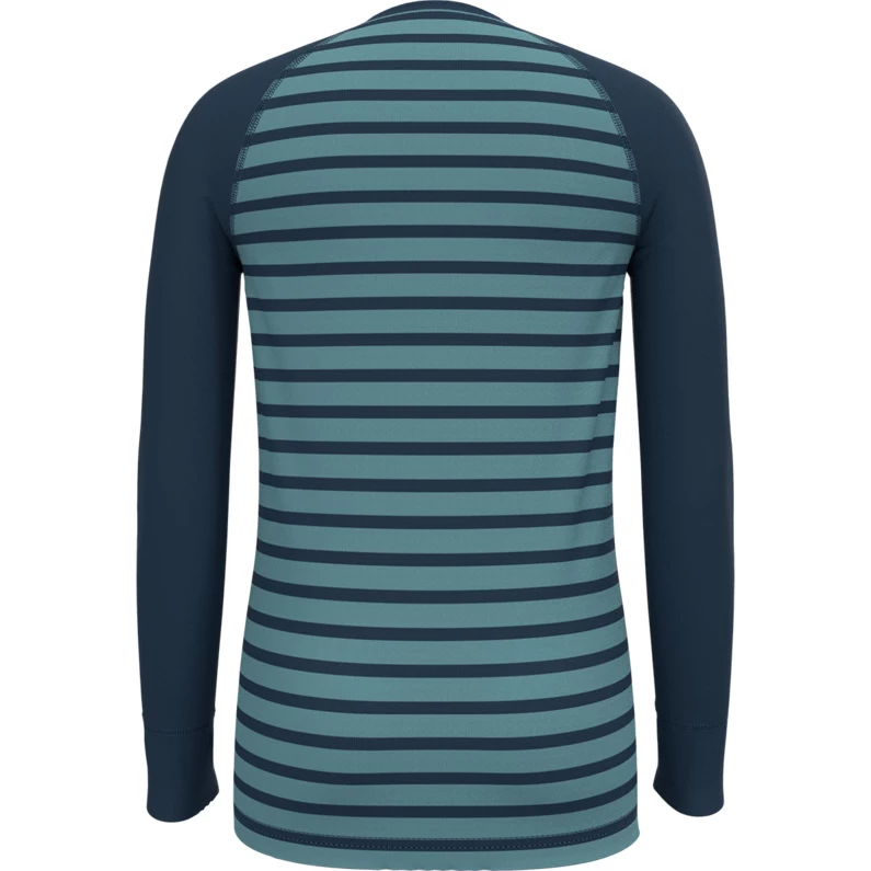 Odlo Kinderen Active Warm Eco Stripes Longsleeve 4 Odlo Kinderen Active Warm Eco Stripes Longsleeve - Afbeelding 2