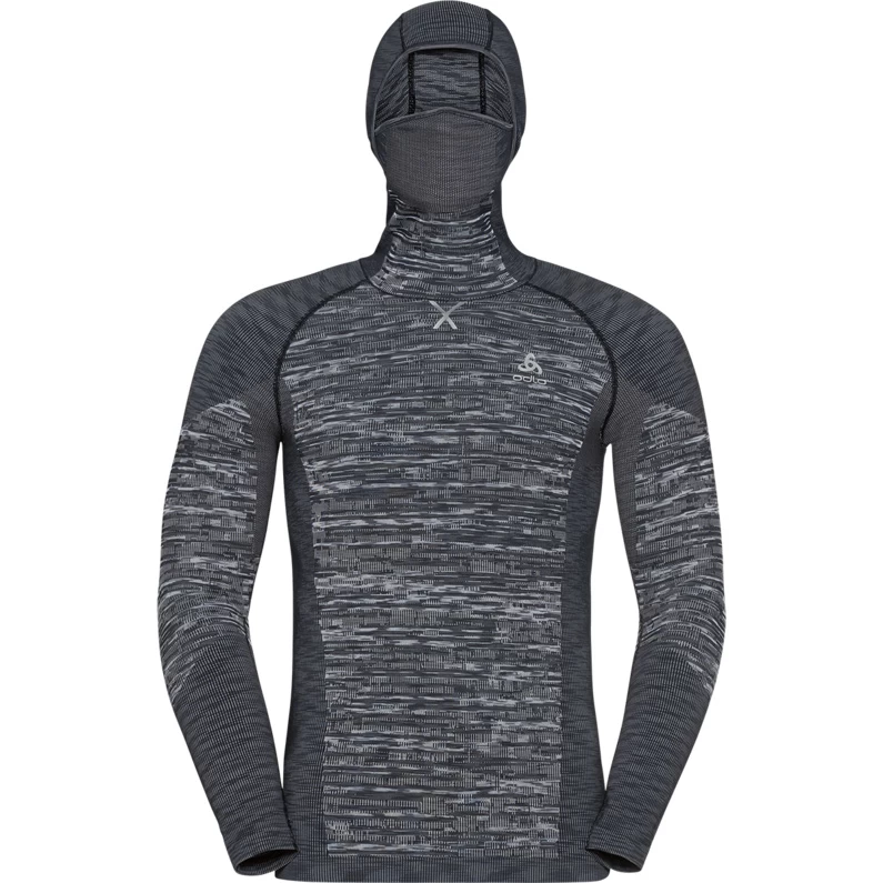 Odlo Heren Blackcomb Eco Facemask Longsleeve 5 Odlo Heren Blackcomb Eco Facemask Longsleeve - Afbeelding 3