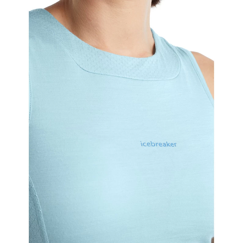 Icebreaker Dames ZoneKnit Cropped Sport BH 4 Icebreaker Dames ZoneKnit Cropped Sport BH - Afbeelding 2