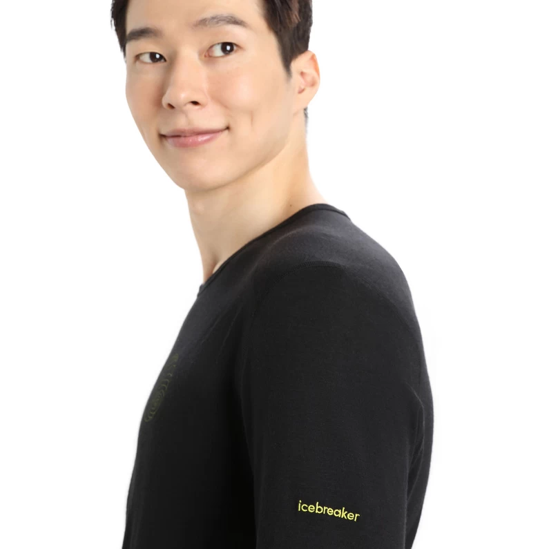 Icebreaker Heren 200 Oasis Alps 3D Longsleeve 6 Icebreaker Heren 200 Oasis Alps 3D Longsleeve - Afbeelding 4