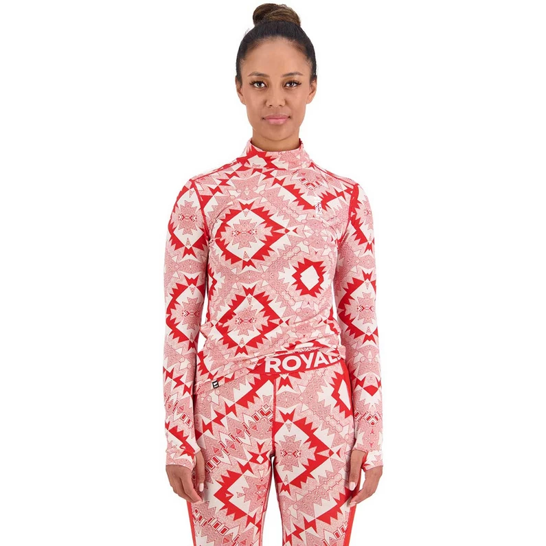 Mons Royale Dames Cascade Merino Flex 200 Mock Neck Longsleeve 4 Mons Royale Dames Cascade Merino Flex 200 Mock Neck Longsleeve - Afbeelding 2