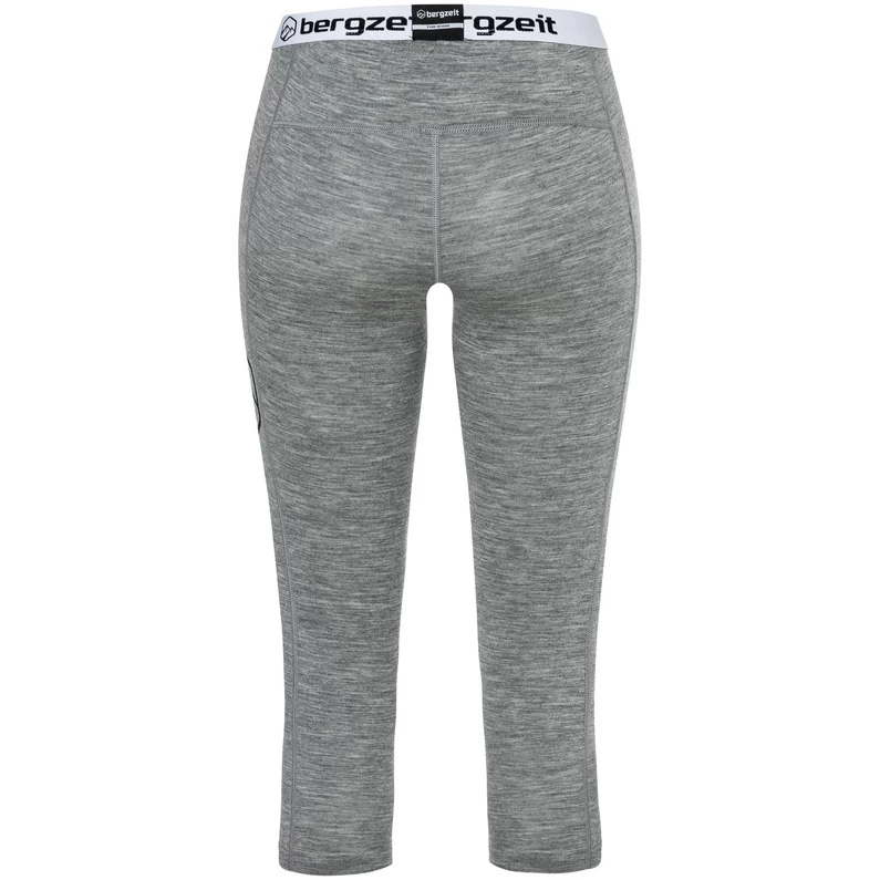 Dames Bergzeit Pure Merino 3/4 Broek 3 Dames Bergzeit Pure Merino 3/4 Broek - Afbeelding 2